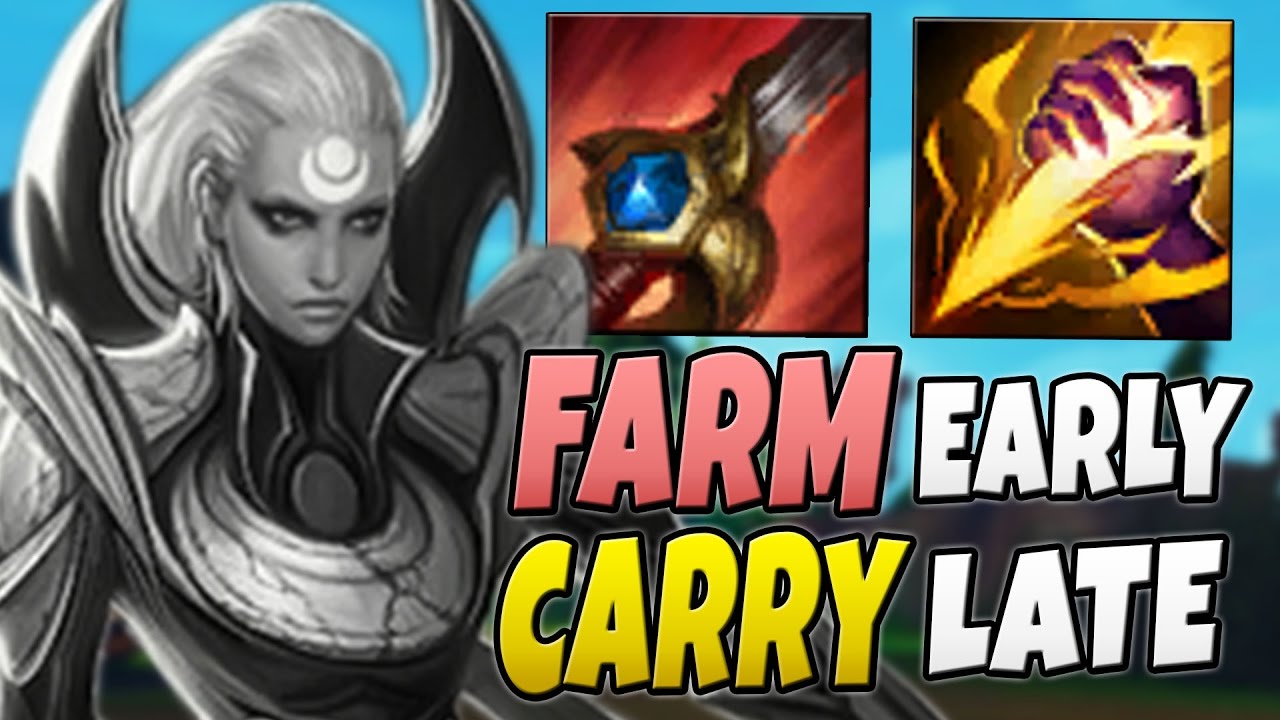 FARM EARLY CARRY LATE - Diana Jungle Gameplay Season 7 - League of Legends