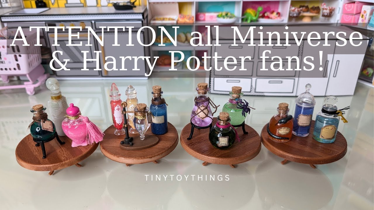 Miniverse X Harry Potter Potions. Opening new capsules!
