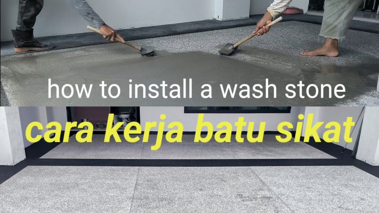 Cara nya memasang batu sikat yang kuat anti gagal. How to use a wash stone correctly 