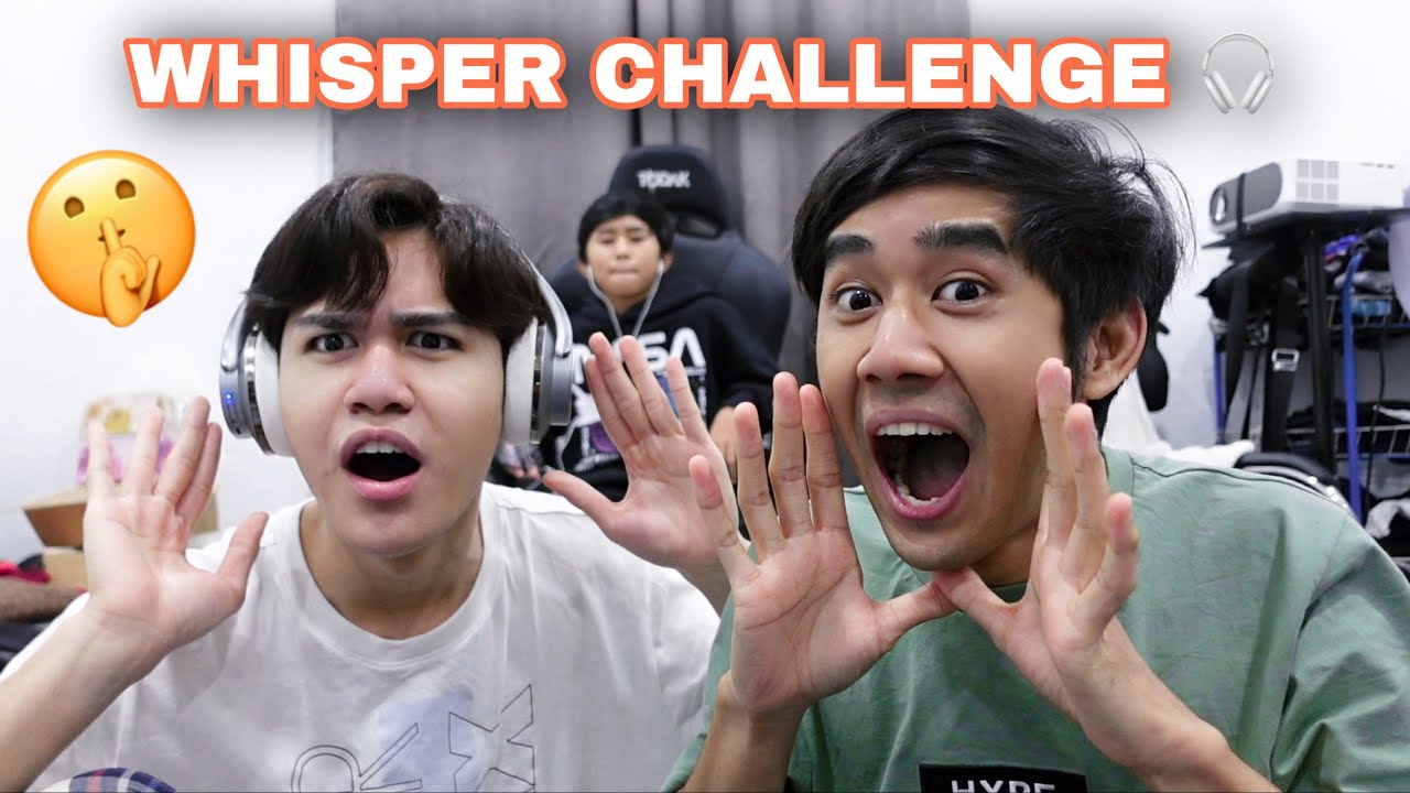 WHISPER CHALLENGE | AKIDDOS DAN AQILZUKIFLEE !!!! 🤣