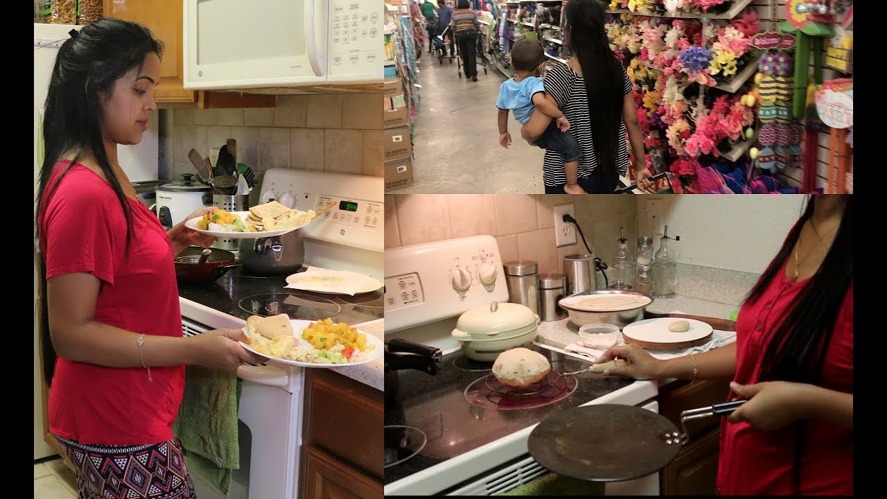 Indian Dinner Routine/Simple Dinner in Few Minutes with a 1 Year Old/I am Back With a Vlog