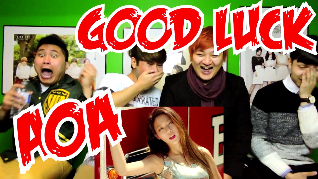 AOA - Good Luck MV REACTION (FUNNY FANBOYS)