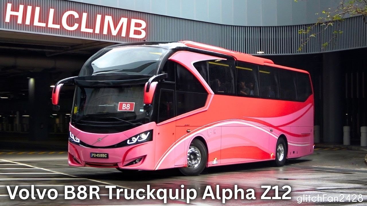 Volvo B8R Mount Faber Hillclimb! Truckquip Alpha Z12 - PD4599C [Chan Bus Services]