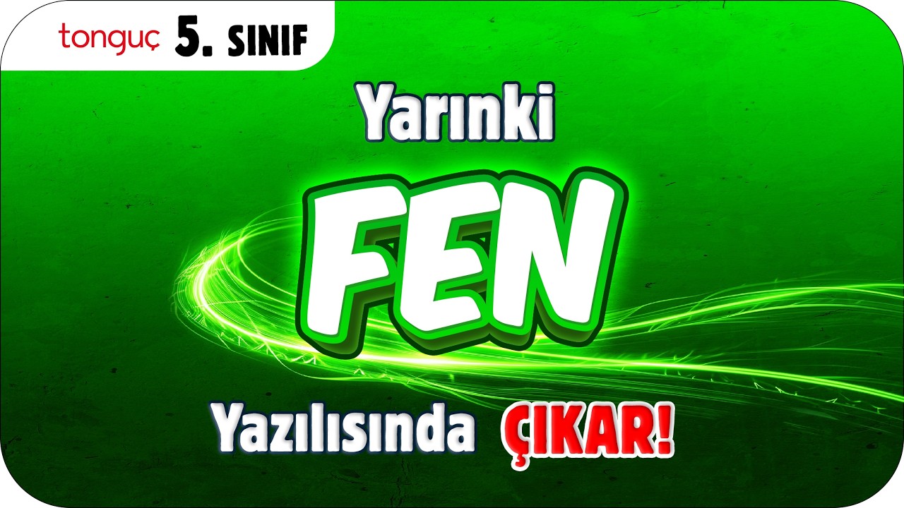 YARINKİ FEN YAZILISINDA &Ccedil;IKAR❗ ✍🏻5. SINIF #2026