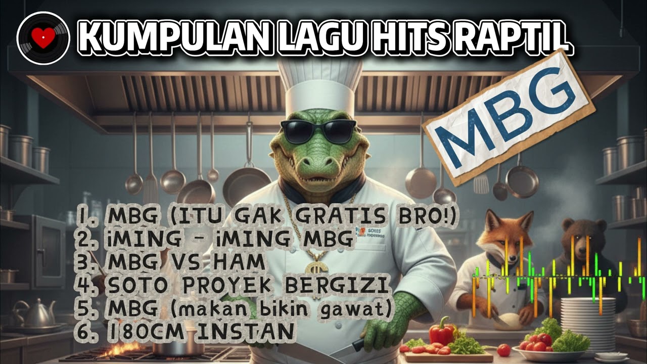 KUMPULAN LAGU HITS RAPTIL I MBG I RAP PARODI I RAPTIL
