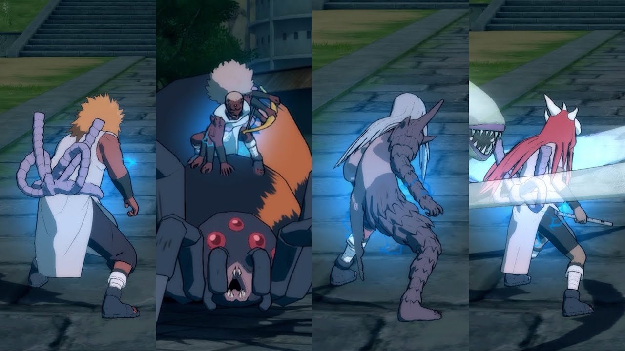 Naruto Storm Connections - All Sound Four Members Complete Moveset