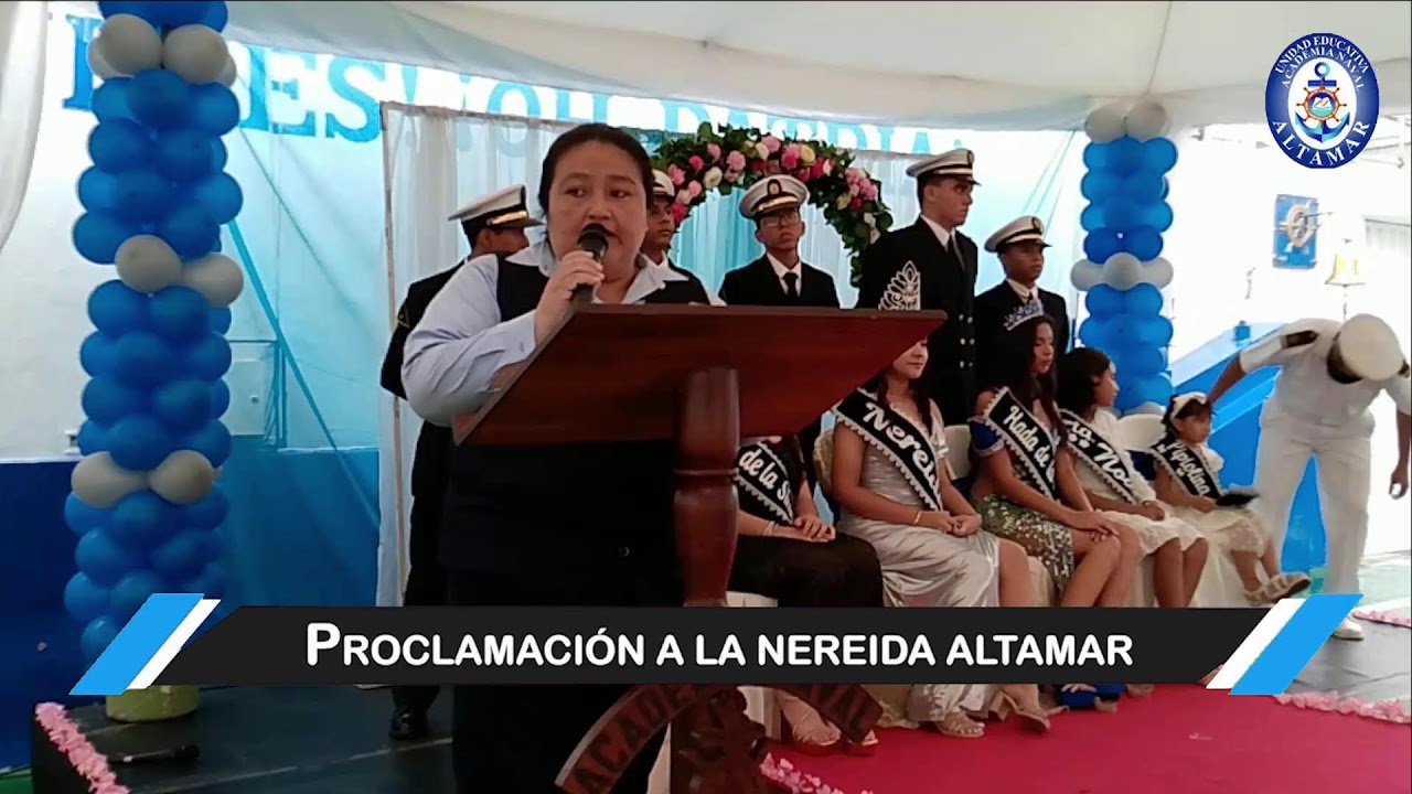 PROCLAMACIÓN DE LA NEREIDA  ALTAMAR