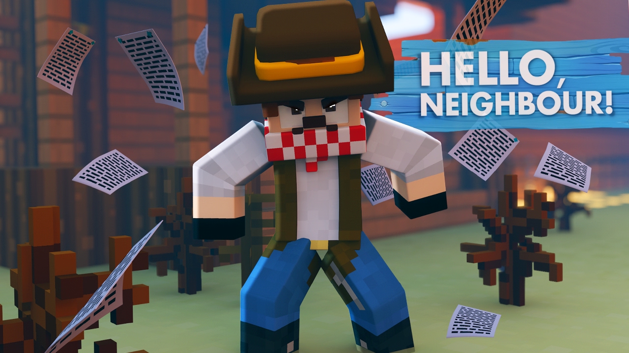 Minecraft Baby Hello Neighbour - СОСЕД ХОЧЕТ ДУЭЛИ!