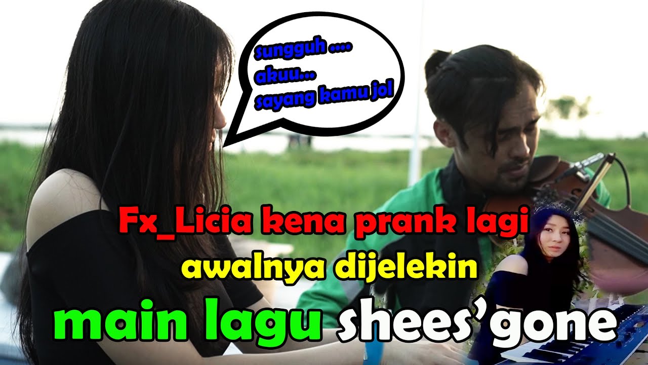 felicia kena prank ke dua kalinya. mainkan lagu Shees' gone.