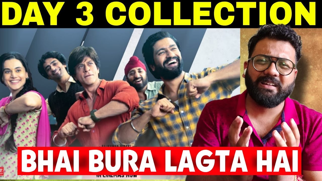 Dunki Day 3 Official Box Office Collection | Dunki Day 4 Prediction | Dunki Vs Salaar |Shahrukh Khan