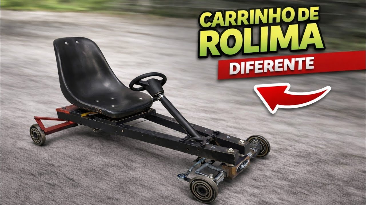 Carrinho de rolimã DIFERENTE!