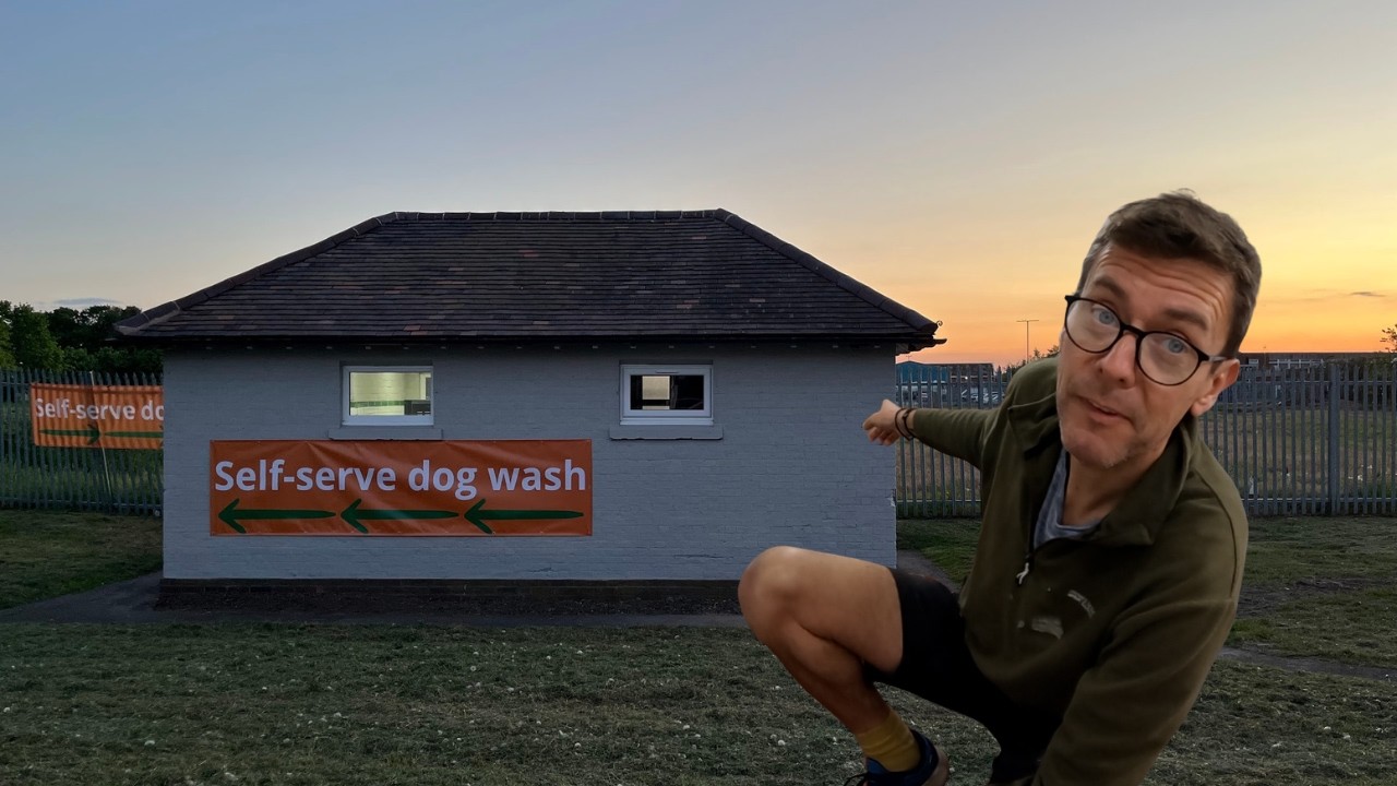 We didn’t plan to start a dog wash… But here we are
