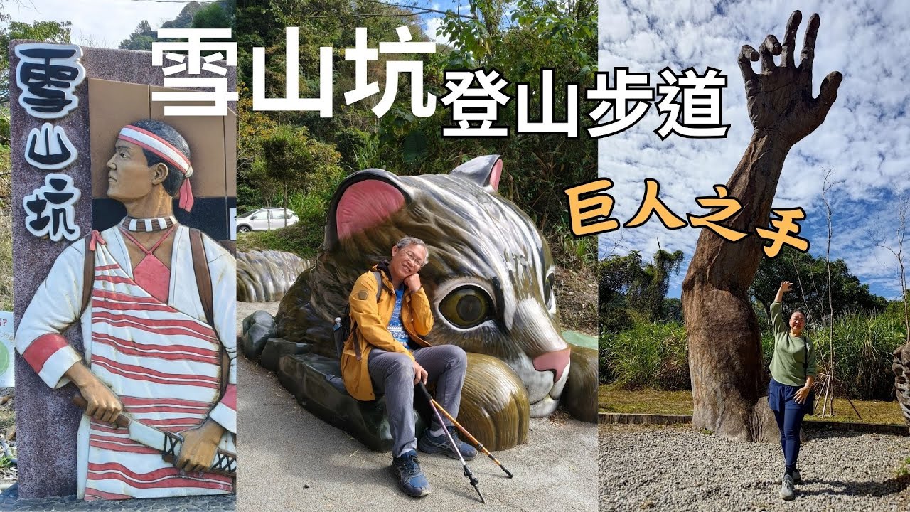 雪山坑登山步道〜山蘇森林〜森林浴，步道出口就是「巨人之手」