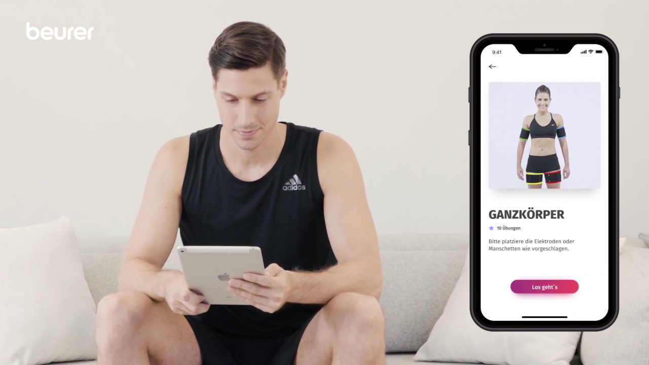 Das Beurer EMShomeSTUDIO - Mein Workout. Meine Power.