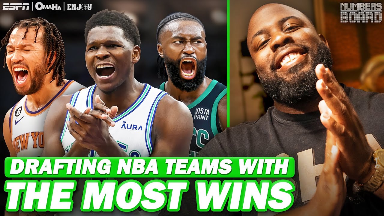 Drafting NBA Teams With The Most Wins | Numbers On The Board