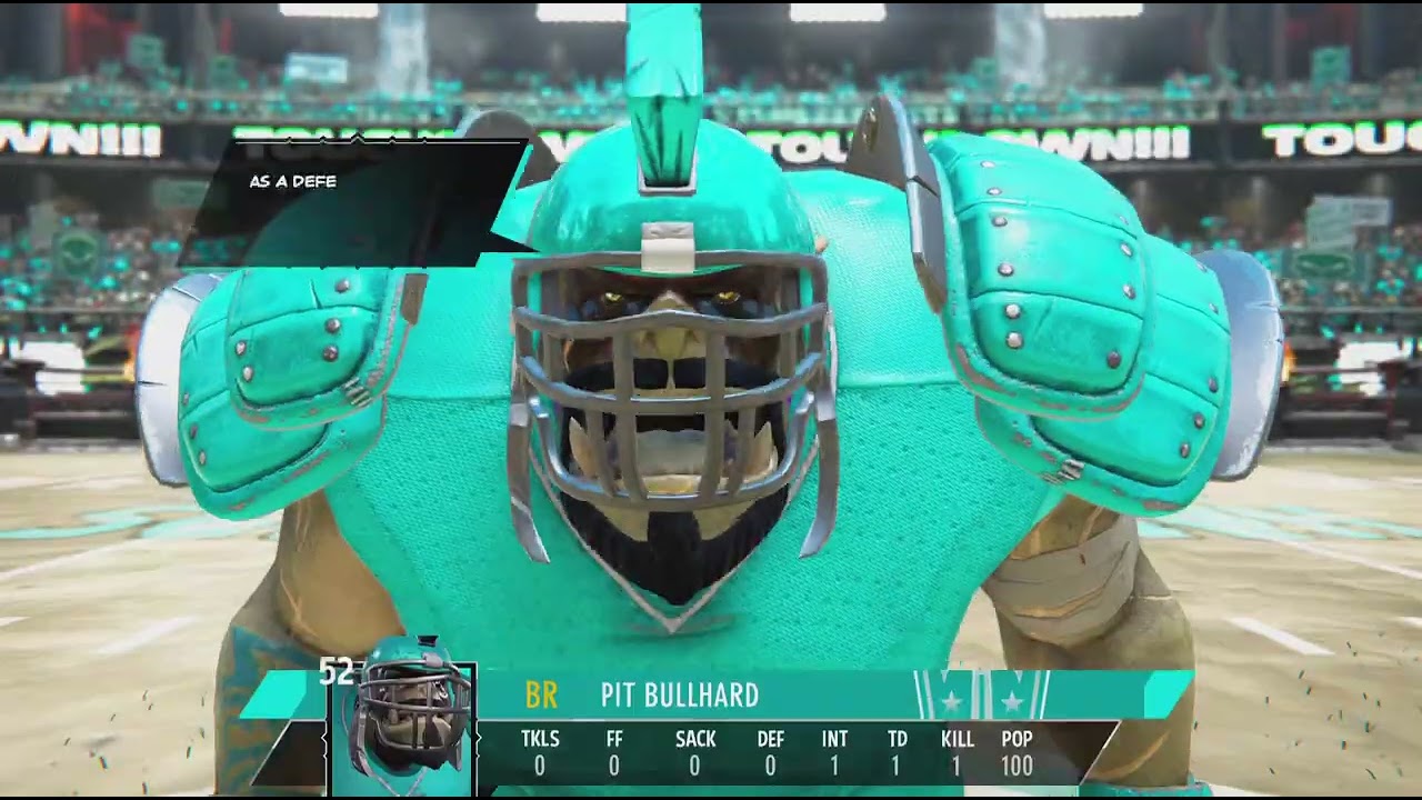 Mutant Football League 2 Game 058 Sin Fransicko Forty Nightmares vs Hawaii Hammerheads