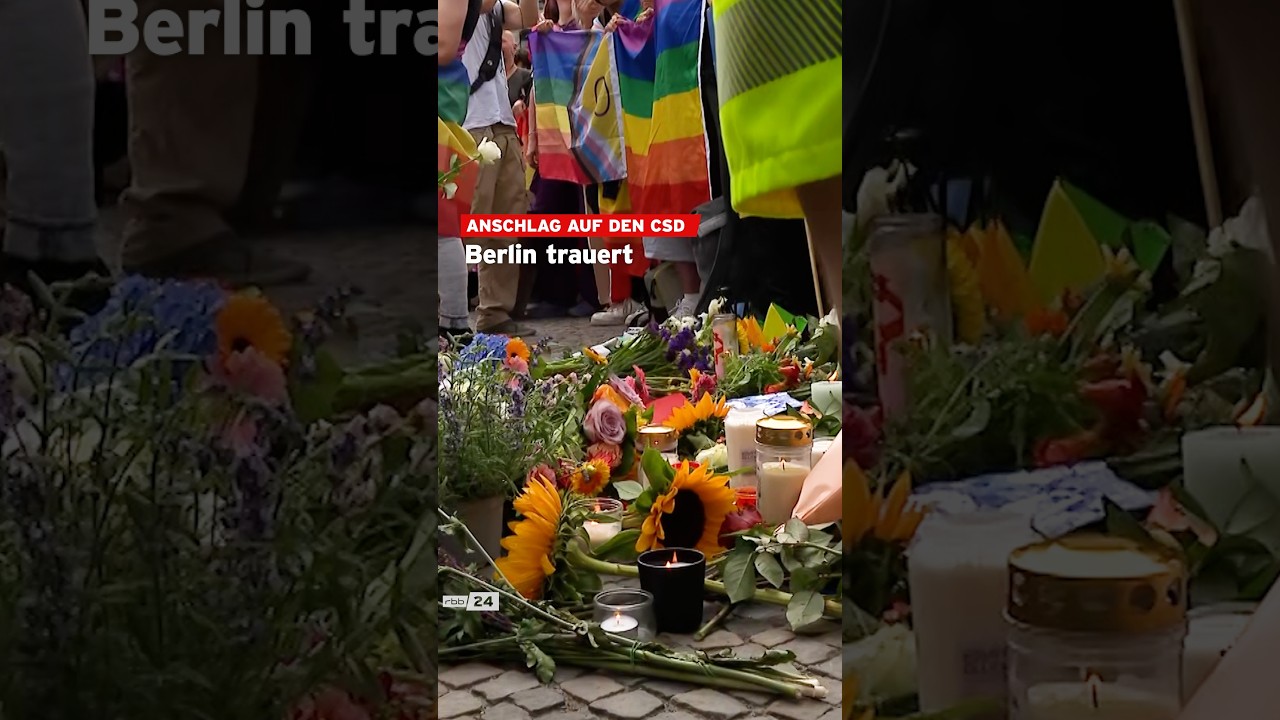 Anschlag auf den CSD: Berlin trauert