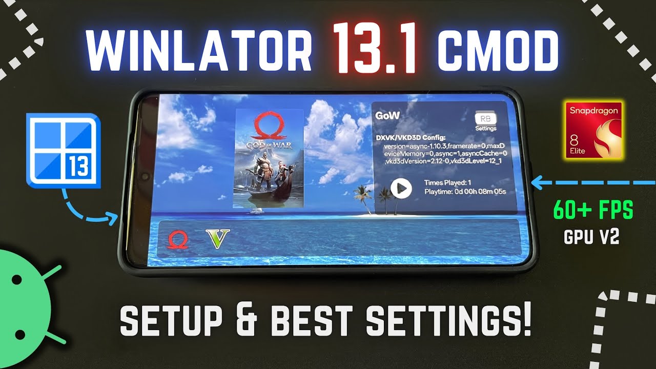 New WINLATOR 13.1 CMOD Emulator on Any Android - Setup & Best Settings!