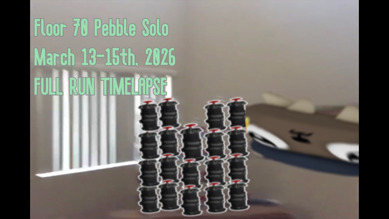 Floor 70 Pebble Solo (Full Run Timelapse)