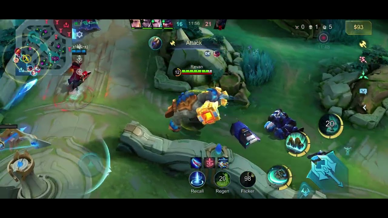 MLBB Grock Roam Gameplay