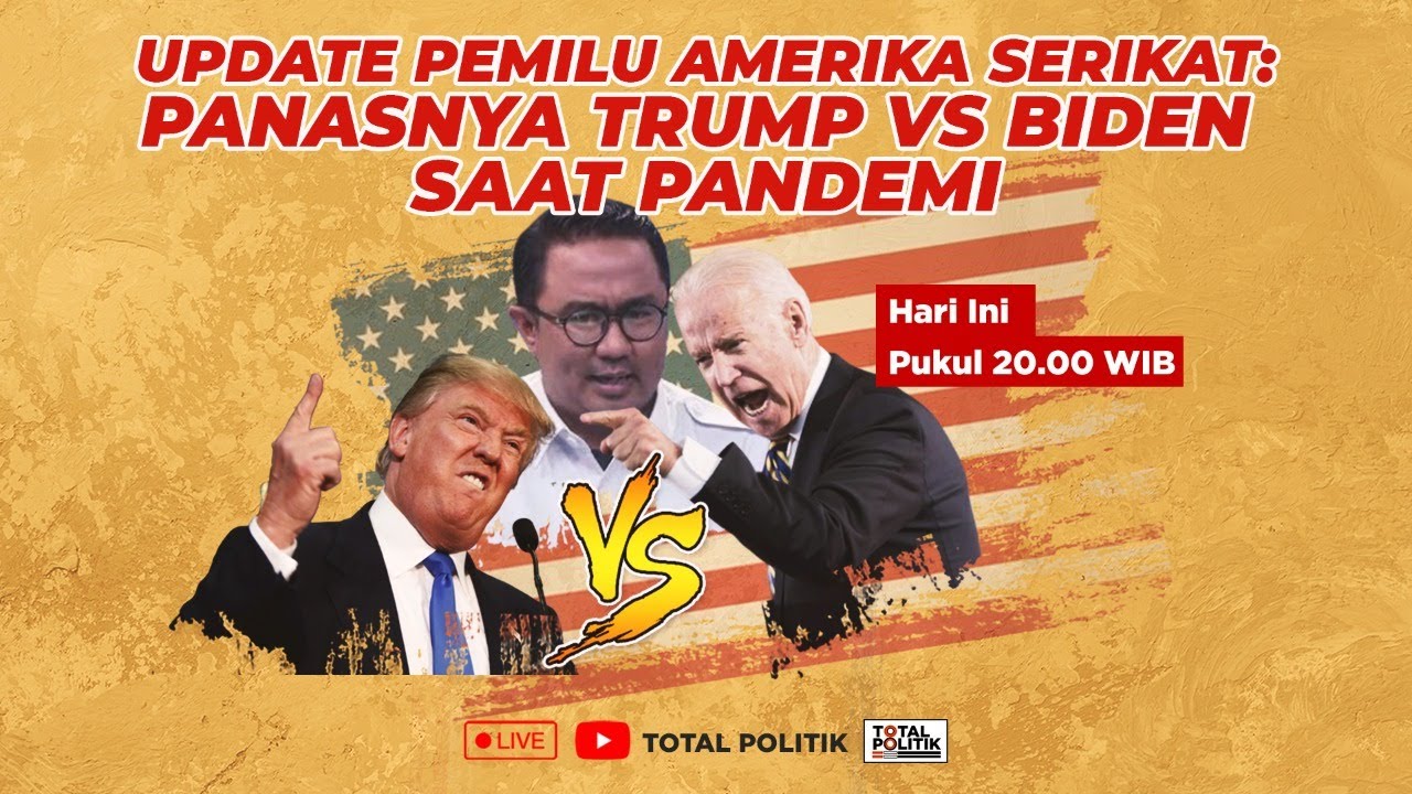 (LIVE) PamanSab Update Pemilu Amerika Serikat: Panasnya Trump Vs Biden Saat Pandemi