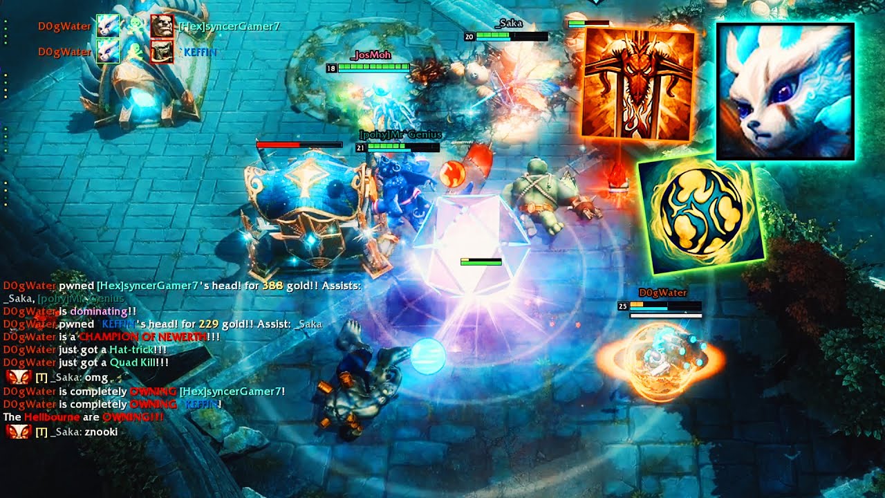 Znooki Against All Odds Sapphire | HoN Gameplay