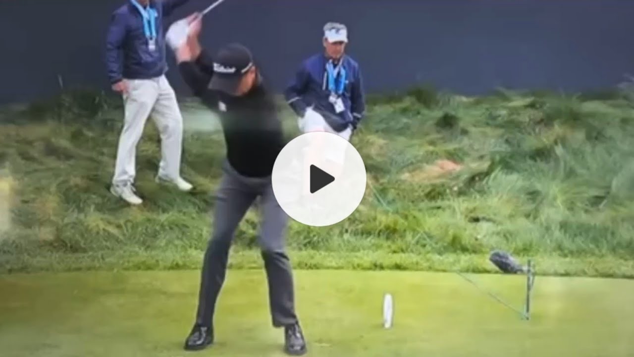 Joaquin Niemann penalized two strokes for club throw at US Open