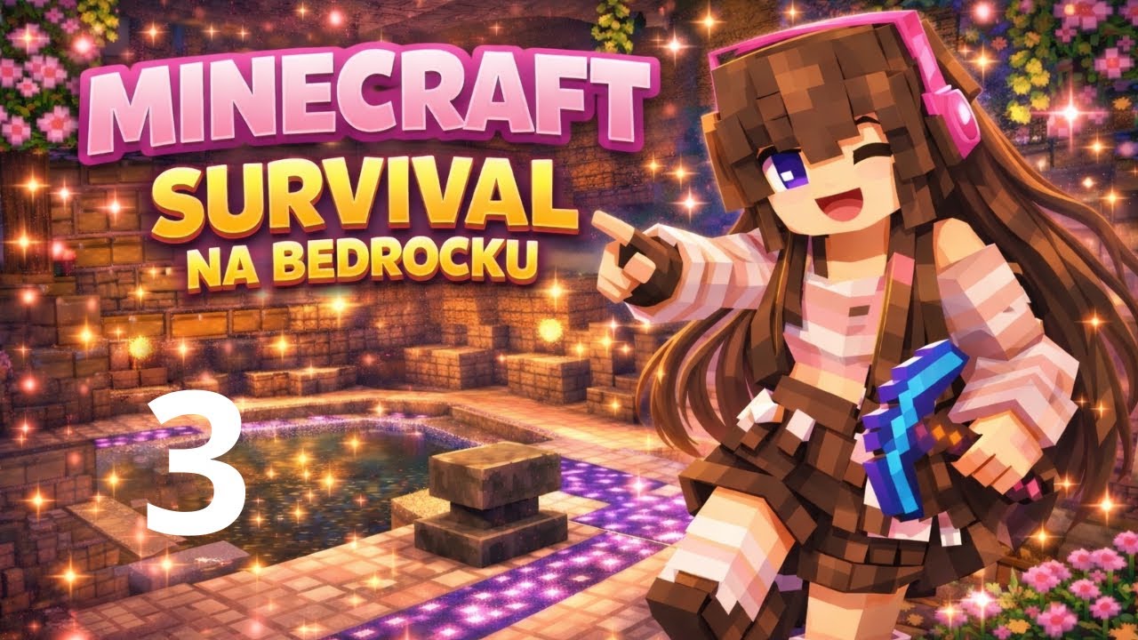 Survival na bedrocku🌸#3 🌸 Zrobili sobie kółko różańcowe w moim domu! 😡