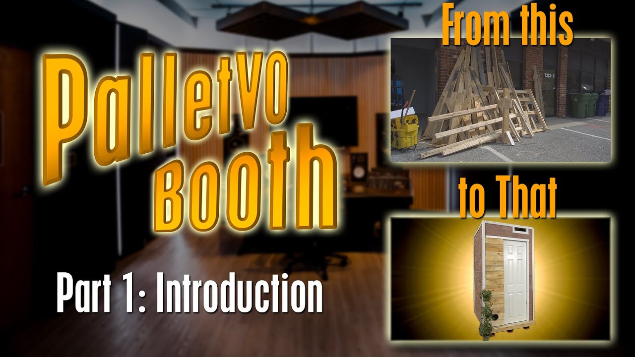 How to build Vocal Booth out of pallets DIY building soundproof and no reverb Vocal Booth cheap.