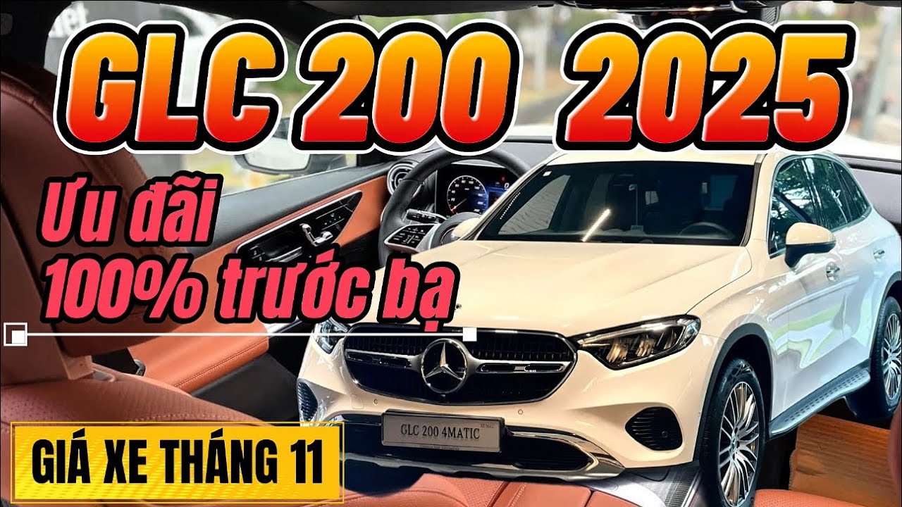 Giá Xe Mercedes GLC 200 4MATIC V1 2025 Tháng 11/2025 | Ưu Đãi Lên Đến 100% Trước Bạ | Hưng Mẹc