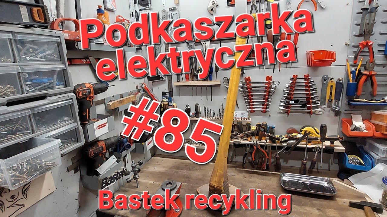 Podkaszarka elektryczna do huty #85 Bastek #recykling #miedź #aluminium #mosiądz
