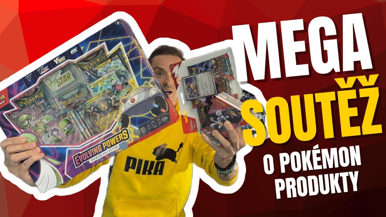 Mega soutěž o celou řadu Pokémon produktů w/