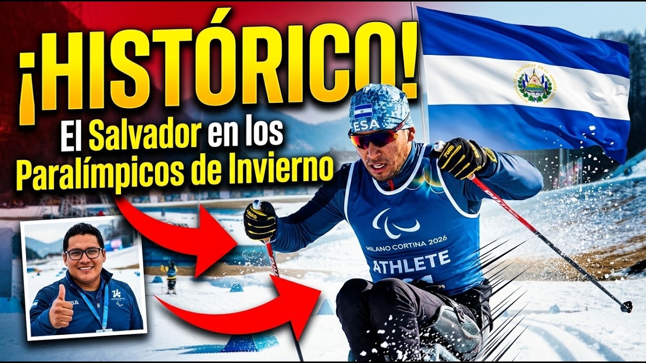 ¡HISTÓRICO! El Salvador debuta en los Juegos Paralímpicos de Invierno | ASI FUE LA COMPETENCIA