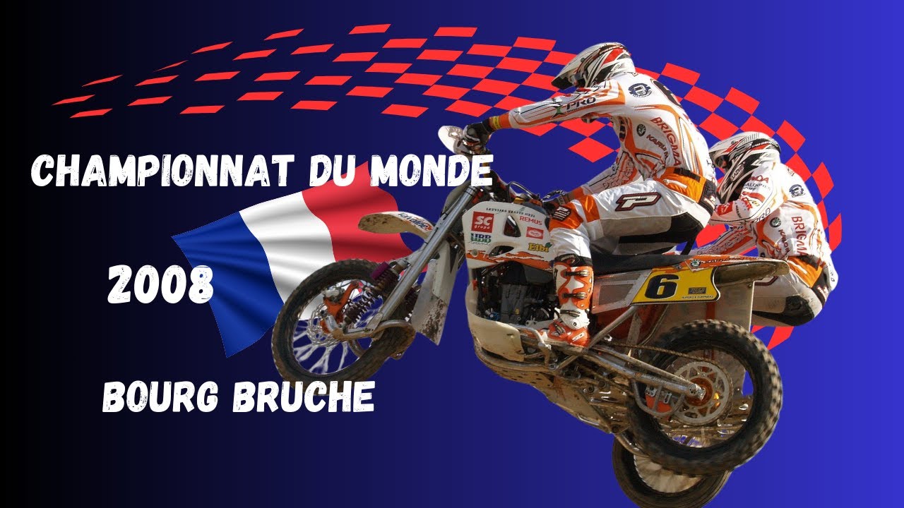 Side-car cross// Championnat du monde 2008 Bourg Bruche