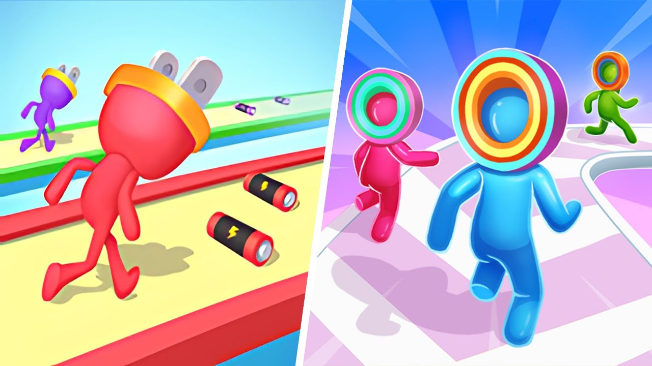 Layer Man 3D Vs Plug Head Race 🟣🧿🟢Walkthrough Max Levels Android IOS Gameplay BTR1