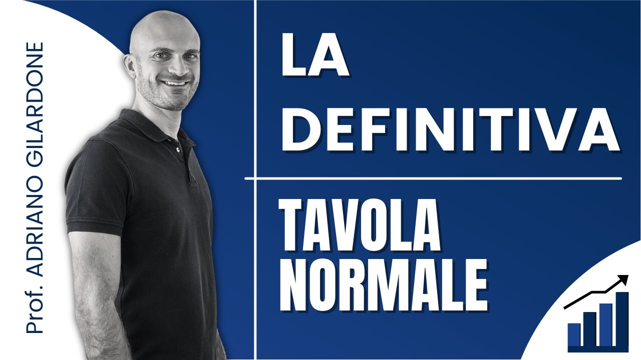 Come leggere la TAVOLA della DISTRIBUZIONE NORMALE STANDARDIZZATA (Gaussiana)