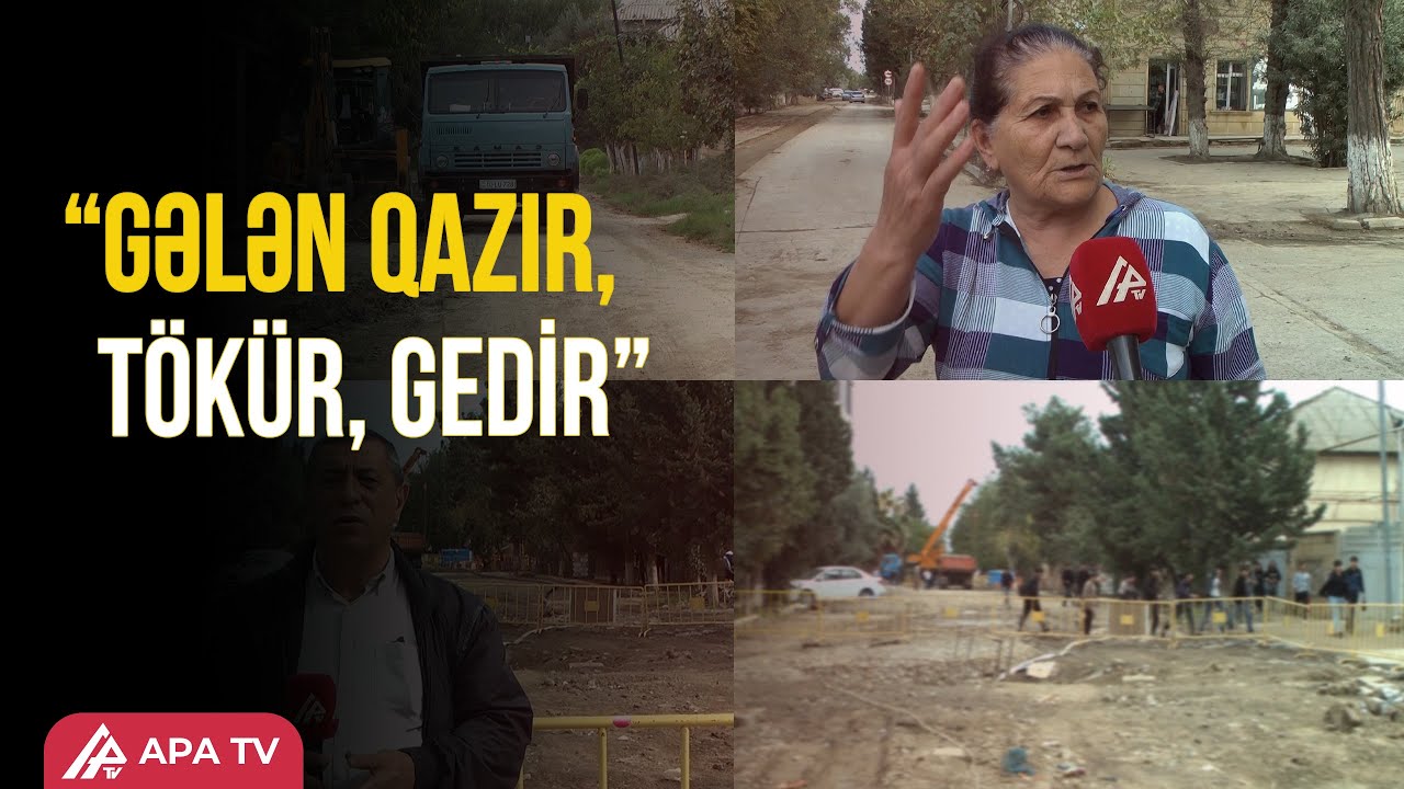 Salyan sakinləri illərdir yolsuzluqdan əziyyət &ccedil;əkir &ndash; APA TV