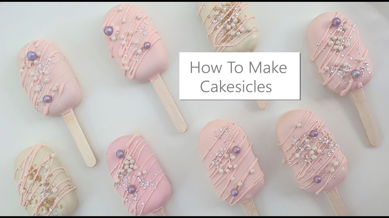cake popsicles - كيك بوبسيكلز