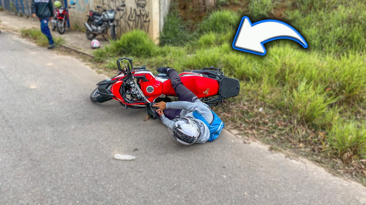 FUI INVENTAR DE EMPINAR A XRE RALLY 2021 E OLHA NO QUE DEU