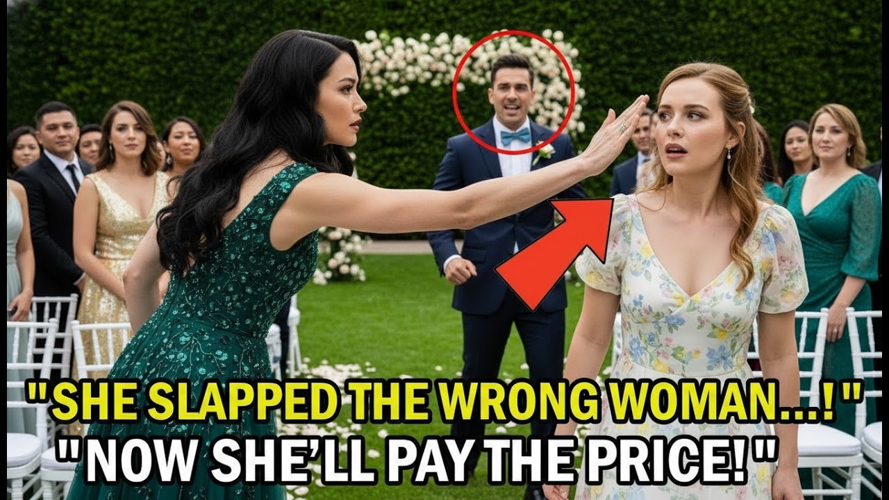 A Rich Girl Slapped a Simple Woman at the Wedding — Then the Billionaire Groom Shocked Everyone