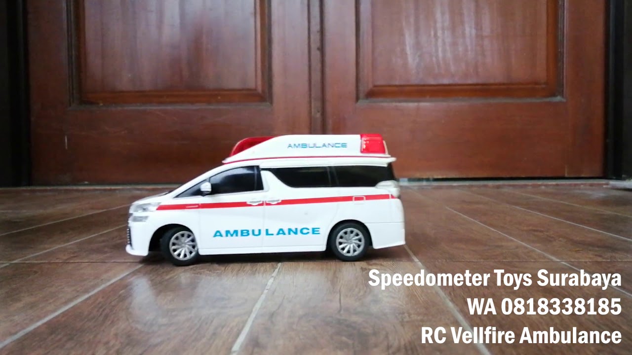 Jual Mainan Anak RC Mobil Toyota Vellfire Alphard Ambulance