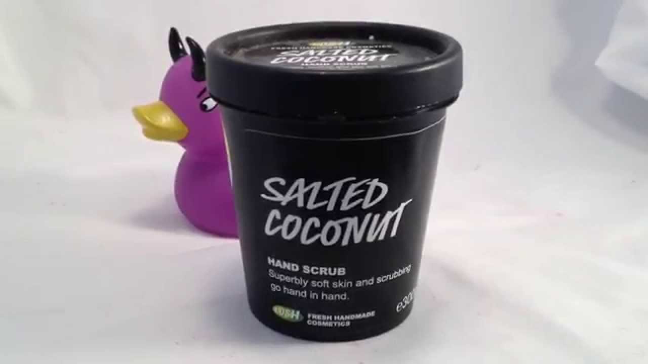 Lush 'Salted Coconut' hand scrub