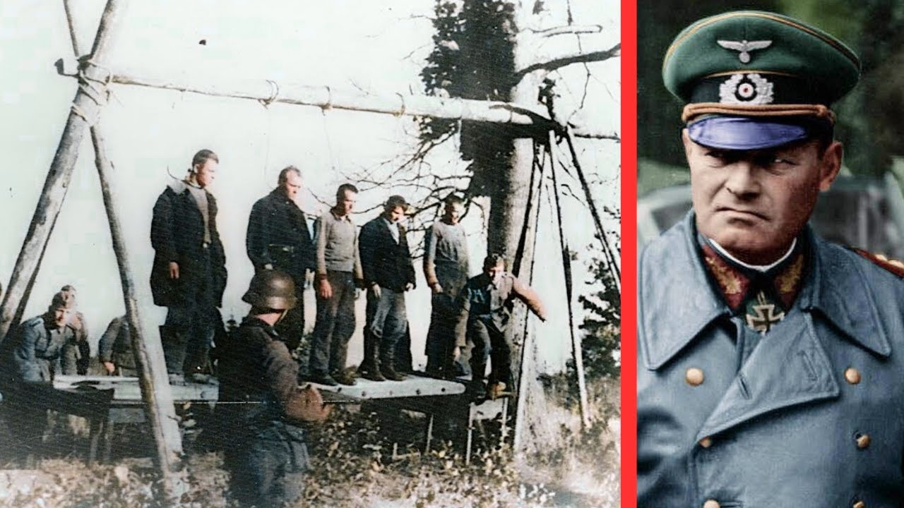 Execution Of The German General Hanged With Piano Wire