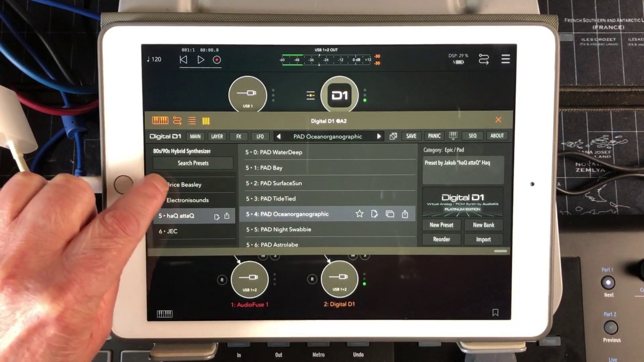 AudioKit Digital D1 Synthesizer - Let's Have A Play - Demo For The iPad