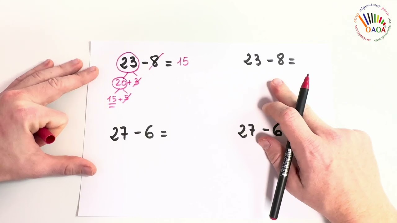 30. RESTA POR DESCOMPOSICIÓN. RESTA EN ÁRBOL. REGLETAS CUISENAIRE.