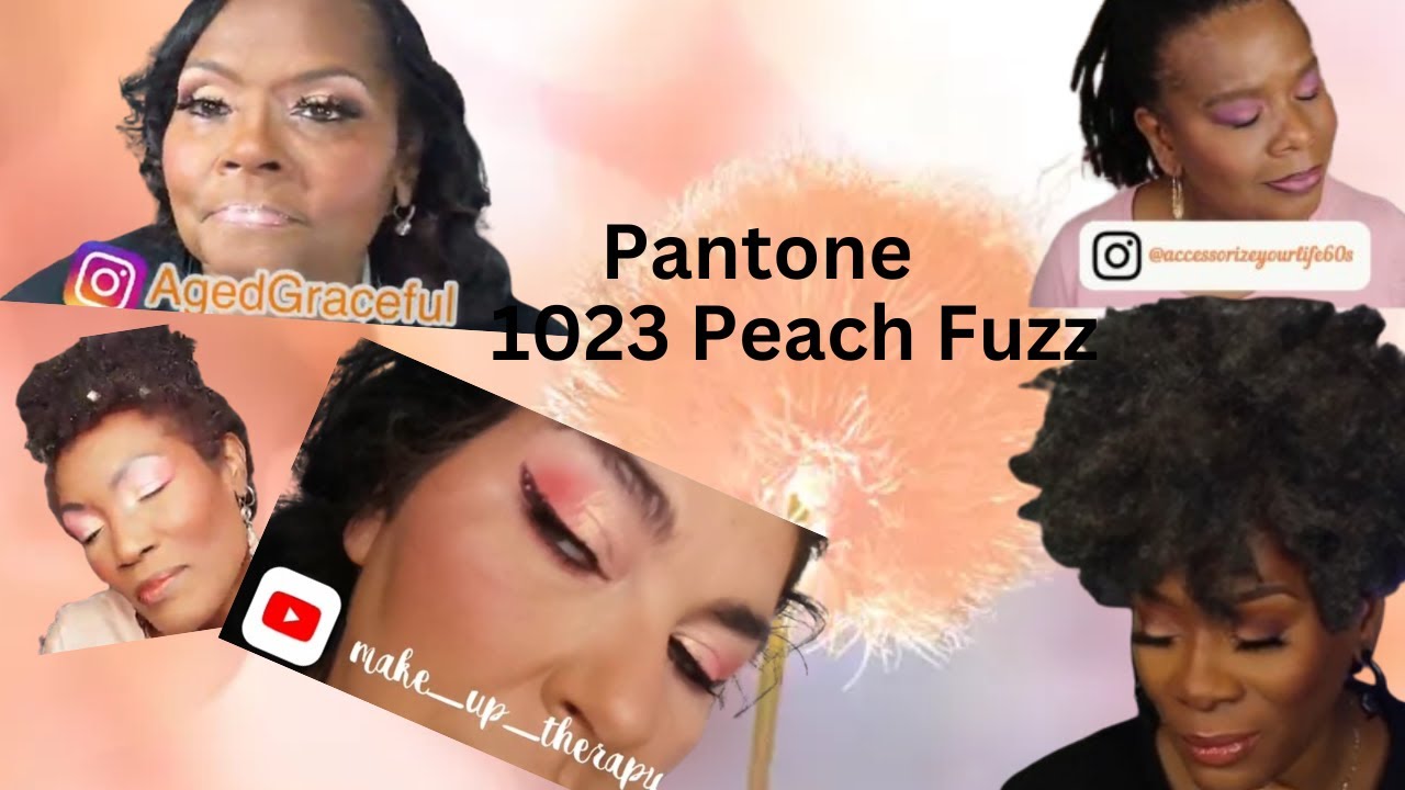What is the color of the year? Pantone Peach Fuzz Collab| Beauty Over 40