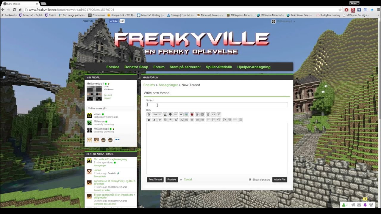 [Dansk]Hvordan bliver man vagt på freakyville?