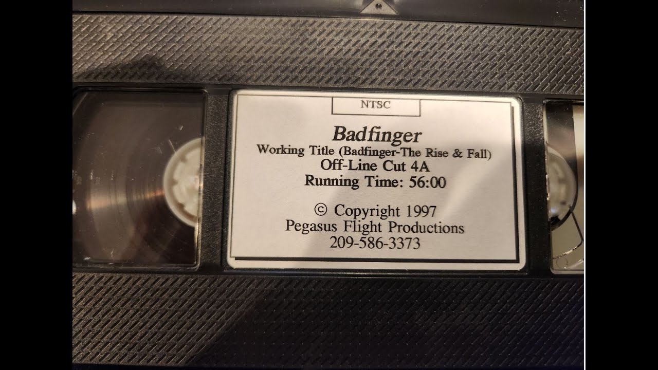 Badfinger- The Rise and Fall Documentary Early Cut xfer from Promo VHS Tape Director's Cut