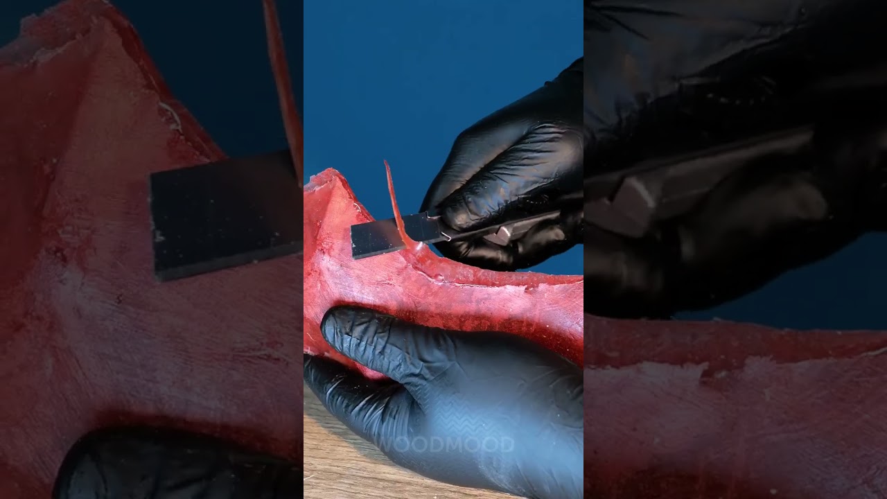 Amazing dagger with epoxy and polymer clay 😲