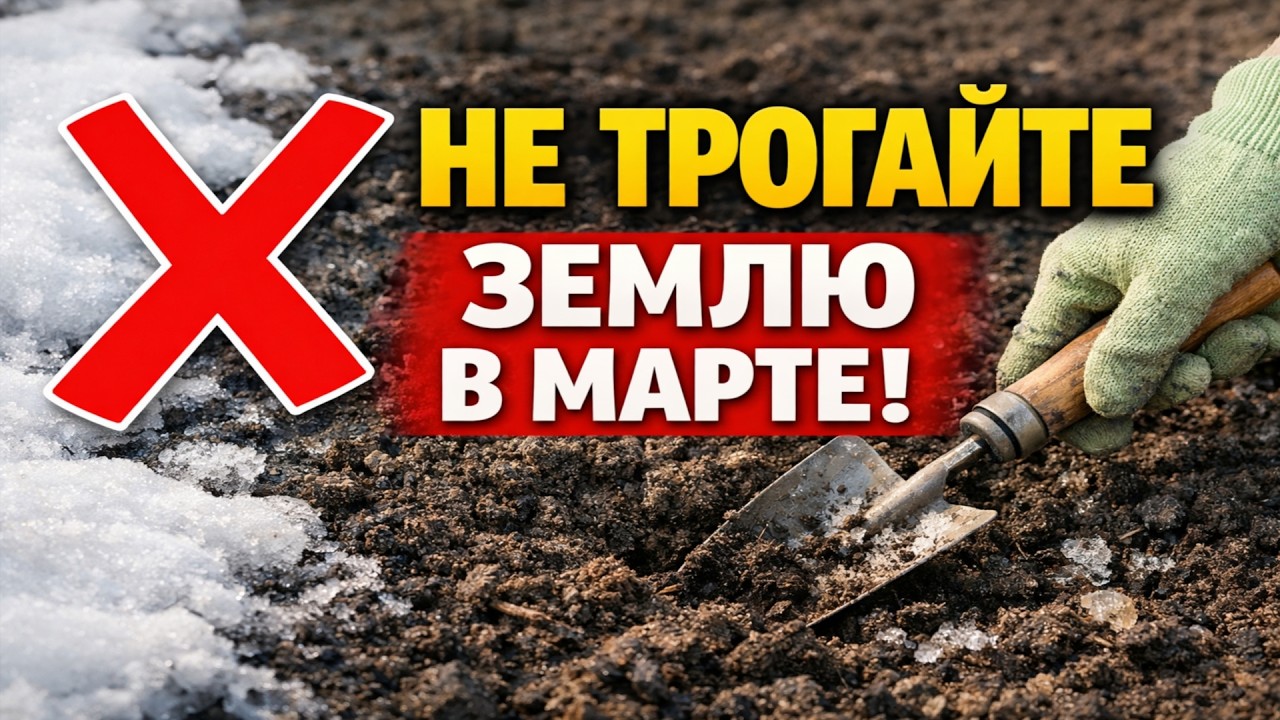 ОГОРОД В МАРТЕ 2026: 20 ШАГОВ к БОГАТОМУ УРОЖАЮ! Ваш полный чек-лист